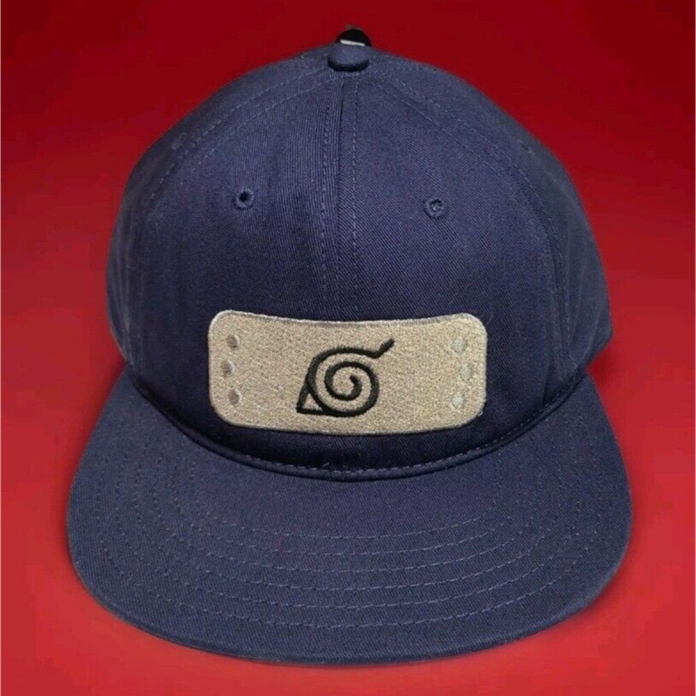 Shonen Jump Naruto Shippuden Hidden Leaf Village Baseball Hat Unisex Blue 🆕️
